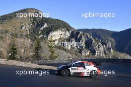 69, Kalle Rovanpera, Jonne Halttunen, Toyota Gazoo Racing WRT, Toyota GR Yaris Rally1.  20-22.01.2022. FIA World Rally Championship, Rd 1, Rally Monte Carlo, Monaco, Monte-Carlo.