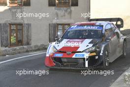 1, Sebastien Ogier, Benjamin Veillas, Toyota Gazoo Racing WRT, Toyota GR Yaris Rally1.  20-23.01.2022. FIA World Rally Championship, Rd 1, Rally Monte Carlo, Monaco, Monte-Carlo.