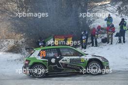 20, Teemu Suninen, Mikko Markkula, M-Sport Ford WRT, Ford Fiesta Rally2..  20-22.01.2022. FIA World Rally Championship, Rd 1, Rally Monte Carlo, Monaco, Monte-Carlo.