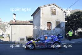19, Sebastien Loeb, Isabelle Galmiche, M-Sport Ford WRT, Ford Puma Rally1.  20-23.01.2022. FIA World Rally Championship, Rd 1, Rally Monte Carlo, Monaco, Monte-Carlo.