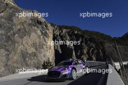 44, Gus Greensmith, Elliott Edmondson, M-Sport Ford WRT, Ford Fiesta WRC  20-22.01.2022. FIA World Rally Championship, Rd 1, Rally Monte Carlo, Monaco, Monte-Carlo.