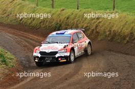 Harry Bates (AUS) / John McCarthy (AUS) Skodia Fabia Evo Rally2. 29.09.- 02.10.2022. FIA World Rally Championship, Rd 11, Rally New Zealand, Auckland, New Zealand.
