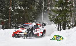 Takamoto Katsuta (JPN) / Aaron Johnston (IRE) Toyota Gazoo Racing WRT, Toyota Yaris Rally1. 24-27.02.2022. FIA World Rally Championship, Rd 2, Rally Sweden, Umea, Sweden