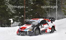 Elfyn Evans (GBR) / Scott Martin (GBR) Toyota Gazoo Racing WRT, Toyota Yaris Rally1. 24-27.02.2022. FIA World Rally Championship, Rd 2, Rally Sweden, Umea, Sweden