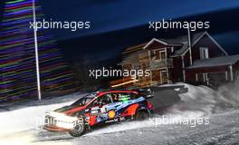 2, Oliver Solberg, Elliott Edmondson, Hyundai Shell Mobis WRT, Hyundai i20 N Rally1.  24-27.02.2022. FIA World Rally Championship, Rd 2, Rally Sweden, Umea, Sweden