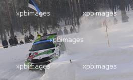 Andreas Mikkelsen (NOR) / Torstein Eriksen (NOR) Toksport WRT Skoda Fabia Evo. 24-27.02.2022. FIA World Rally Championship, Rd 2, Rally Sweden, Umea, Sweden