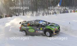 Nikolay Gryazin (RAF) / Konstantin Aleksandrov (RAF) Movisport Ford Fiesta Mk II. 24-27.02.2022. FIA World Rally Championship, Rd 2, Rally Sweden, Umea, Sweden