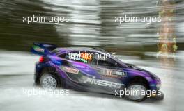 Gus Greensmith (GBR) / Jonas Andersson (SWE) M-Sport Ford WRT, Ford Puma Rally1. 24-27.02.2022. FIA World Rally Championship, Rd 2, Rally Sweden, Umea, Sweden