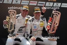 Tim Heinemann (D) (Toksport WRT - Porsche 911 GT3 R) und Thomas Preining (A) (Manthey EMA - Porsche 911 GT3 R)  28.05.2023, DTM Round 1, Motorsport Arena Oschersleben, Germany, Sunday