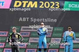 Thomas Preining (A) (Manthey EMA - Porsche 911 GT3 R), Ricardo Feller (CH) (Abt Sportsline - Audi R8 LMS GT3 Evo2) und Luca Stolz (D) (Mercedes-AMG Team HRT - Mercedes-AMG GT3 Evo) 25.06.2023, DTM Round 2, Zandvoort, Netherlands, Sunday