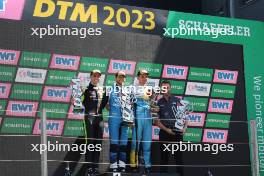 Thomas Preining (A) (Manthey EMA - Porsche 911 GT3 R), Ricardo Feller (CH) (Abt Sportsline - Audi R8 LMS GT3 Evo2) und Luca Stolz (D) (Mercedes-AMG Team HRT - Mercedes-AMG GT3 Evo) 25.06.2023, DTM Round 2, Zandvoort, Netherlands, Sunday