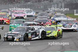 Kelvin van der Linde (ZA) (Abt Sportsline - Audi R8 LMS GT3 Evo2) und Franck Perera (F) (SSR Performance - Lamborghini Huracan GT3 Evo2)   05.08.2023, DTM Round 4, Nürburgring, Germany, Saturday