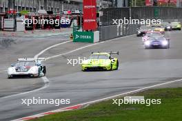 Laurin Heinrich (D) (KÜS Team Bernhard - Porsche 911 GT3 R) und Thomas Preining (A) (Manthey EMA - Porsche 911 GT3 R)  06.08.2023, DTM Round 4, Nürburgring, Germany, Sunday