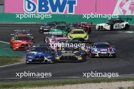 Rene Rast (DEU) (Schubert Motorsport  - BMW M4 GT3)   und Arjun Maini (IND) (Mercedes-AMG Team HRT - Mercedes-AMG GT3 Evo) 20.08.2023, DTM Round 5, Lausitzring, Germany, Sunday
