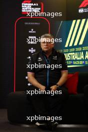 Otmar Szafnauer (USA) Alpine F1 Team, Team Principall in the FIA Press Conference. 31.03.2023. Formula 1 World Championship, Rd 3, Australian Grand Prix, Albert Park, Melbourne, Australia, Practice Day.