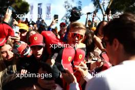 Charles Leclerc (MON) Ferrari with fans. 31.03.2023. Formula 1 World Championship, Rd 3, Australian Grand Prix, Albert Park, Melbourne, Australia, Practice Day.
