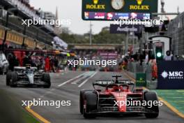 Charles Leclerc (MON) Ferrari SF-23 leaves the pits. 31.03.2023. Formula 1 World Championship, Rd 3, Australian Grand Prix, Albert Park, Melbourne, Australia, Practice Day.