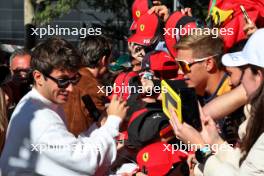 Charles Leclerc (MON) Ferrari with fans. 31.03.2023. Formula 1 World Championship, Rd 3, Australian Grand Prix, Albert Park, Melbourne, Australia, Practice Day.