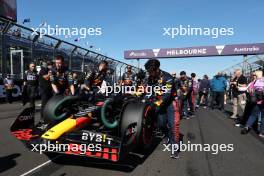 Max Verstappen (NLD) Red Bull Racing RB19 on the grid. 02.04.2023. Formula 1 World Championship, Rd 3, Australian Grand Prix, Albert Park, Melbourne, Australia, Race Day.