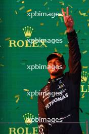 2nd place Lewis Hamilton (GBR) Mercedes AMG F1. 02.04.2023. Formula 1 World Championship, Rd 3, Australian Grand Prix, Albert Park, Melbourne, Australia, Race Day.