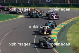 Lewis Hamilton (GBR) Mercedes AMG F1 W14 at the restart of the race. 02.04.2023. Formula 1 World Championship, Rd 3, Australian Grand Prix, Albert Park, Melbourne, Australia, Race Day.