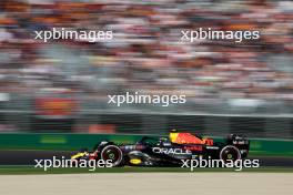 Sergio Perez (MEX) Red Bull Racing RB19 on the grid. 02.04.2023. Formula 1 World Championship, Rd 3, Australian Grand Prix, Albert Park, Melbourne, Australia, Race Day.