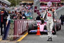 Nico Hulkenberg (GER) Haas F1 Team in qualifying parc ferme. 01.04.2023. Formula 1 World Championship, Rd 3, Australian Grand Prix, Albert Park, Melbourne, Australia, Qualifying Day.