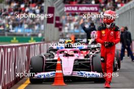Charles Leclerc (MON) Ferrari in qualifying parc ferme. 01.04.2023. Formula 1 World Championship, Rd 3, Australian Grand Prix, Albert Park, Melbourne, Australia, Qualifying Day.