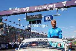 Alexander Albon (THA) Williams Racing on the drivers' parade. 02.04.2023. Formula 1 World Championship, Rd 3, Australian Grand Prix, Albert Park, Melbourne, Australia, Race Day.