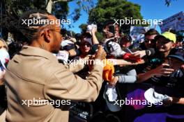 Lewis Hamilton (GBR) Mercedes AMG F1 with fans. 02.04.2023. Formula 1 World Championship, Rd 3, Australian Grand Prix, Albert Park, Melbourne, Australia, Race Day.