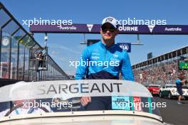 Logan Sargeant (USA) Williams Racing on the drivers' parade. 02.04.2023. Formula 1 World Championship, Rd 3, Australian Grand Prix, Albert Park, Melbourne, Australia, Race Day.