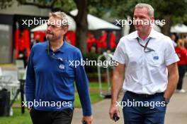 (L to R): Steve Nielsen (GBR) FIA Sporting Director with Niels Wittich (GER) FIA F1 Race Director. 30.03.2023. Formula 1 World Championship, Rd 3, Australian Grand Prix, Albert Park, Melbourne, Australia, Preparation Day.