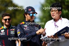 Sergio Perez (MEX), Red Bull Racing  30.03.2023. Formula 1 World Championship, Rd 3, Australian Grand Prix, Albert Park, Melbourne, Australia, Preparation Day.