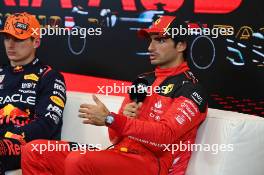 Carlos Sainz Jr (ESP) Ferrari in the post qualifying FIA Press Conference. 30.06.2023. Formula 1 World Championship, Rd 10, Austrian Grand Prix, Spielberg, Austria, Qualifying Day.