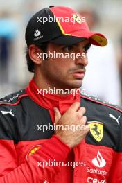 Carlos Sainz Jr (ESP) Ferrari in qualifying parc ferme. 30.06.2023. Formula 1 World Championship, Rd 10, Austrian Grand Prix, Spielberg, Austria, Qualifying Day.