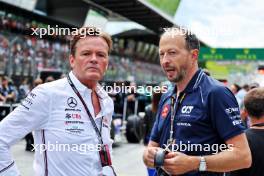 Peter Bayer, AlphaTauri Chief Executive Officer (Right) on the grid. 02.07.2023. Formula 1 World Championship, Rd 10, Austrian Grand Prix, Spielberg, Austria, Race Day.