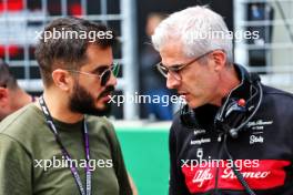 Alessandro Alunni Bravi (ITA) Alfa Romeo F1 Team Managing Director and Team Representative on the grid (Right). 02.07.2023. Formula 1 World Championship, Rd 10, Austrian Grand Prix, Spielberg, Austria, Race Day.