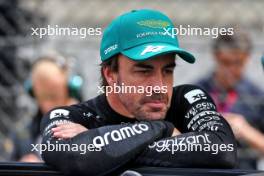 Fernando Alonso (ESP) Aston Martin F1 Team on the grid. 02.07.2023. Formula 1 World Championship, Rd 10, Austrian Grand Prix, Spielberg, Austria, Race Day.