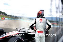 Nico Hulkenberg (GER) Haas VF-23 retired from the race. 02.07.2023. Formula 1 World Championship, Rd 10, Austrian Grand Prix, Spielberg, Austria, Race Day.