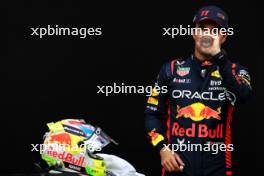 Sergio Perez (MEX) Red Bull Racing in parc ferme. 01.07.2023. Formula 1 World Championship, Rd 10, Austrian Grand Prix, Spielberg, Austria, Sprint Day.
