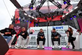 (L to R): Kevin Magnussen (DEN) Haas F1 Team; Nico Hulkenberg (GER) Haas F1 Team; Pierre Gasly (FRA) Alpine F1 Team; and Esteban Ocon (FRA) Alpine F1 Team, on the FanZone Stage. 01.07.2023. Formula 1 World Championship, Rd 10, Austrian Grand Prix, Spielberg, Austria, Sprint Day.