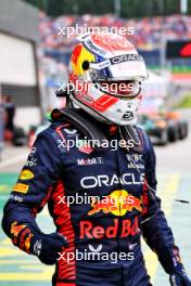 Race winner Max Verstappen (NLD) Red Bull Racing celebrates in parc ferme. 01.07.2023. Formula 1 World Championship, Rd 10, Austrian Grand Prix, Spielberg, Austria, Sprint Day.