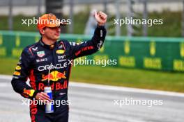 Sprint winner Max Verstappen (NLD) Red Bull Racing celebrates in parc ferme. 01.07.2023. Formula 1 World Championship, Rd 10, Austrian Grand Prix, Spielberg, Austria, Sprint Day.
