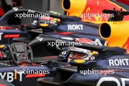 Max Verstappen (NLD) Red Bull Racing RB19 in parc ferme. 01.07.2023. Formula 1 World Championship, Rd 10, Austrian Grand Prix, Spielberg, Austria, Sprint Day.