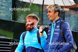 Alexander Albon (THA) Williams Racing with Patrick Harding (GBR) Williams Racing Personal Trainer. 01.07.2023. Formula 1 World Championship, Rd 10, Austrian Grand Prix, Spielberg, Austria, Sprint Day.