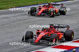 Charles Leclerc (MON) Ferrari SF-23 and Carlos Sainz Jr (ESP) Ferrari SF-23. 01.07.2023. Formula 1 World Championship, Rd 10, Austrian Grand Prix, Spielberg, Austria, Sprint Day.