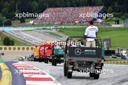 Lewis Hamilton (GBR) Mercedes AMG F1 on the drivers' parade. 02.07.2023. Formula 1 World Championship, Rd 10, Austrian Grand Prix, Spielberg, Austria, Race Day.