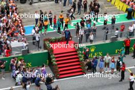 Alexander Albon (THA) Williams Racing on the drivers' parade. 02.07.2023. Formula 1 World Championship, Rd 10, Austrian Grand Prix, Spielberg, Austria, Race Day.