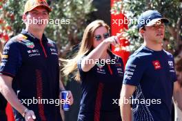 (L to R): Max Verstappen (NLD) Red Bull Racing with Nyck de Vries (NLD) AlphaTauri. 29.06.2023. Formula 1 World Championship, Rd 10, Austrian Grand Prix, Spielberg, Austria, Preparation Day.