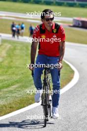 Carlos Sainz Jr (ESP) Ferrari rides the circuit. 29.06.2023. Formula 1 World Championship, Rd 10, Austrian Grand Prix, Spielberg, Austria, Preparation Day.